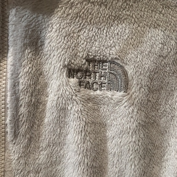 The North Face Jacket Women’s,Sz:SM/P White Osito Fleece Full Zip Pockets Casual - Picture 3 of 10